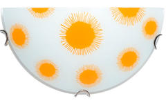 Светильник настенно-потолочный Оранж НББ 1 х E27 1/2 белый Декора