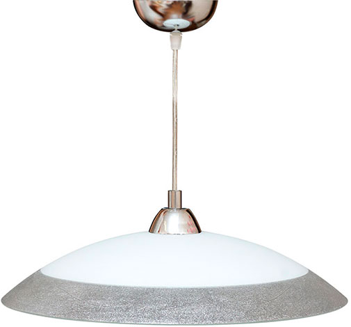 Светильник подвесной Мираж НББ 1 х E27 Ø 400 серебро Декора