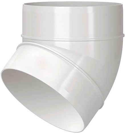 Колено 45° для круглых каналов VENTS