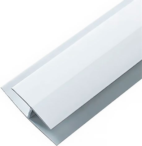Профиль под панели ПВХ H соединительная полоса 3,0 м белый глянец