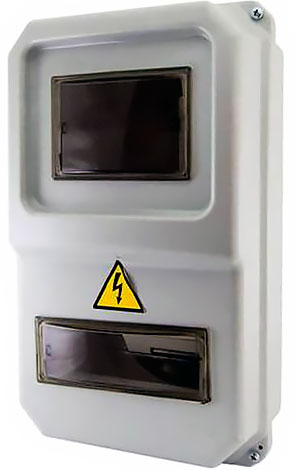 Щит учета ЩУРН-П-1ф-8 (383 × 234 × 119) пластик IP54 TDM