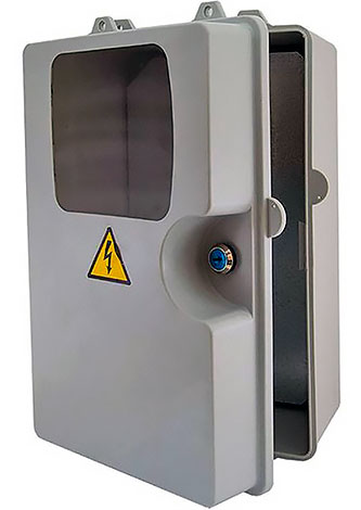 Щит учета ЩУ-П-1ф/3ф (360 × 225 × 155) пластик, монтажная панель IP54 TDM