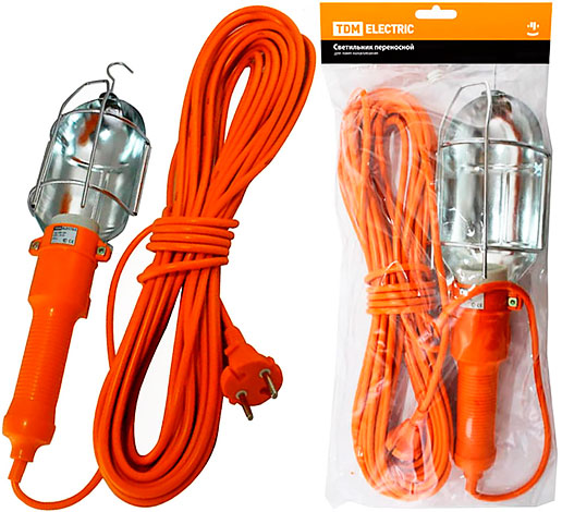 Фонарь для подсветки с удлинителем 15 м TDM