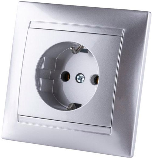 Розетка 2П+З 16 А, 250 В, Лама TDM