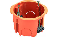 Установочная коробка СП D 65 х 45 мм, оранжевая, TDM