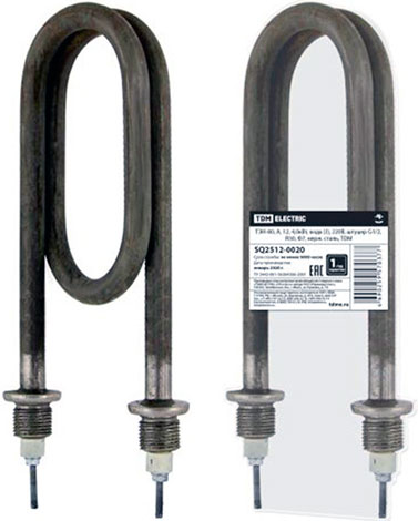 ТЭН вода (J), Ф7, нержавеющая сталь TDM