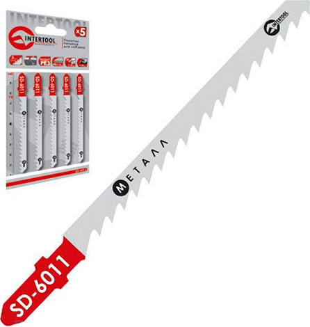 Полотно пильное для лобзика по металлу раб. длина 75 мм расст. между зубьями 3,0 мм SD-6011