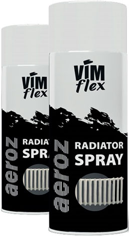Спрей эмалевый для ремонта радиаторов белый VIMFLEX