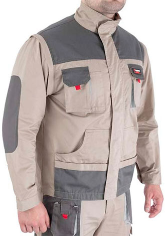 Куртка рабочая 2 в 1 хлопок 100% Intertool