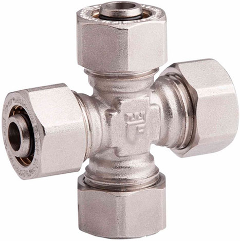 Крестовина для металлопластиковой труб Ø 16 SD PLUS