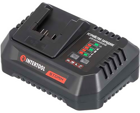 Зарядное устройство 20 B ток 4 А Li-ion WT-0345 INTERTOOL