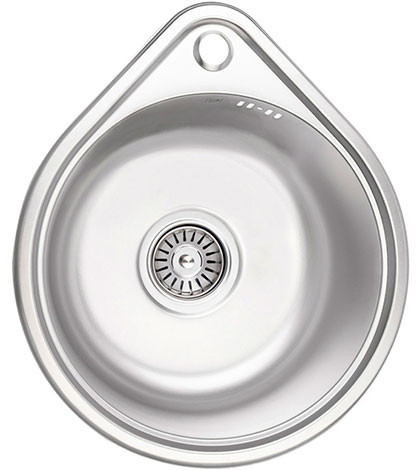 Мойка кухонная с сифоном 45 × 39 × 18 см микро декор 0.8 Lidz