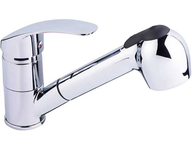 Кухонный смеситель с лейкой (k40) (CRM) Mars 81 011 Lidz