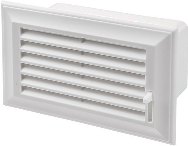 Решетка торцевая с регулировкой (жалюзи) VENTS