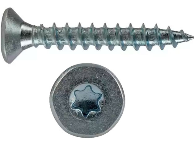 Саморез по дереву универсальный оцинкованный, шлиц TX, упаковка