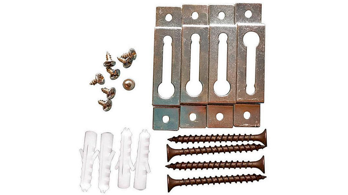 Монтажный комплект (для крепления на потолке накладным способом) для ультратонких панелей, Народный TDM