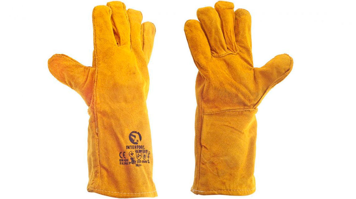 Краги перчатки замшевые 14 SP-0157