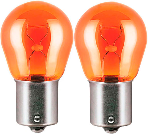 Лампа PY21W 12V 21W BAU15s OSRAM, упаковка 2 шт