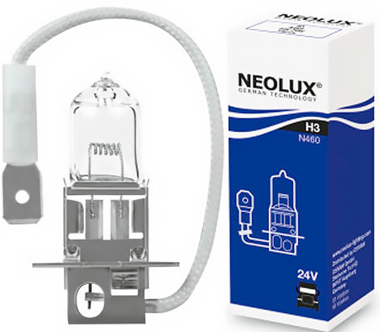 Лампа H3 24V 70W PK22S NEOLUX