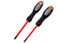 Отвертка шлицевая изолированная 1000 В INTERTOOL