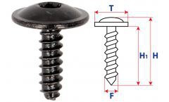 Саморез под звездообразную отвертку, TORX 18631
