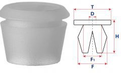 Втулка с круглой шляпкой 14001