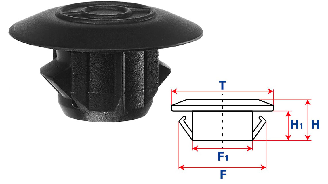 Заглушки без отверстия 13334