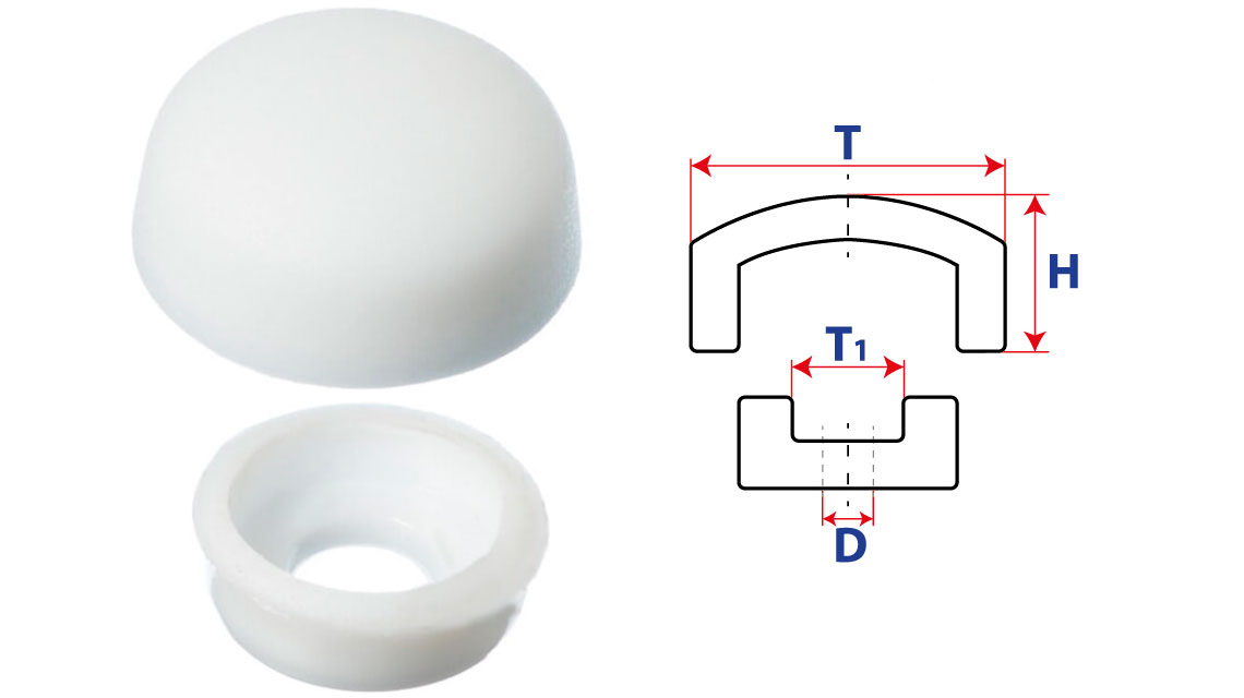 Заглушки на шляпку самореза 13507