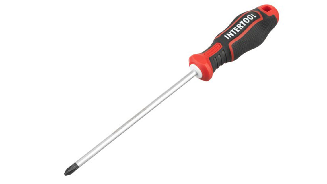 Отвертка крестовая PX3 × 150 мм S2 STORM INTERTOOL