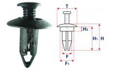 Крепление распорного действия с винтовым штырьком 11149