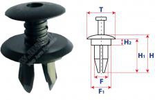 Крепление распорного действия с винтовым штырьком 11220