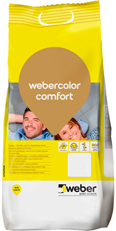 Смесь для заполнения межплиточных швов WEBERCOLOR COMFORT 2 кг Weber