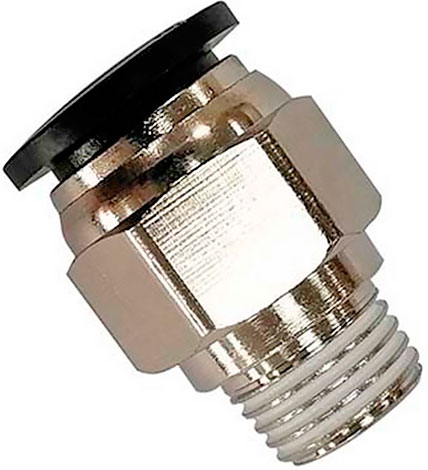 Соединение цанговое для полиуретановых и других шлангов, 1/2 наружная резьба INTERTOOL