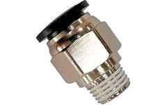 Соединение цанговое для полиуретановых и других шлангов, 1/2 наружная резьба INTERTOOL