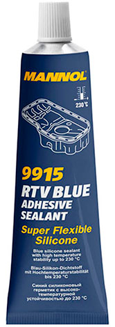 Герметик силиконовый синий высокотемпературный (+230°C) 85г 9915 MANNOL