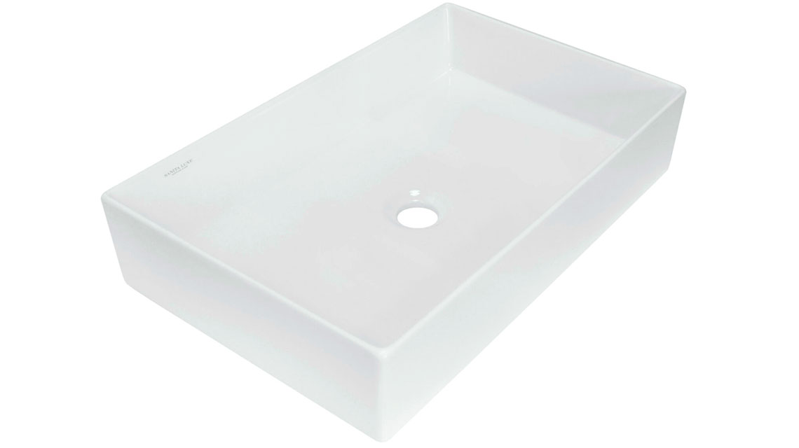 Умывальник накладной NOVEL SLIM-60 белый 601 × 349 × 112 мм SANITA LUXE
