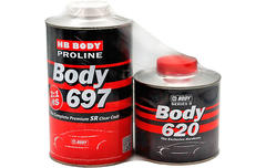 Высококачественный лак Body 697 + отвердитель 1000 мл + 500 мл 2:1 HS SR Proline