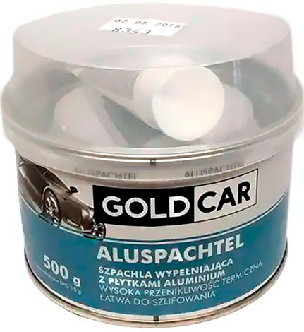 Шпатлевка полиэфирная усиленная частичками алюминия ALU GOLDCAR