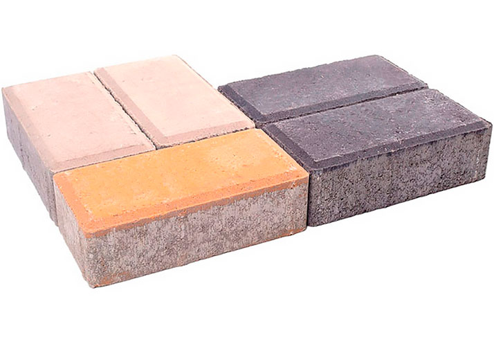 Плитка вибропрессованная тротуарная Кирпич Н 4