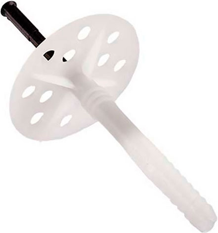 Зонт для пенопласта (первичка) с пластиковым гвоздем, упаковка