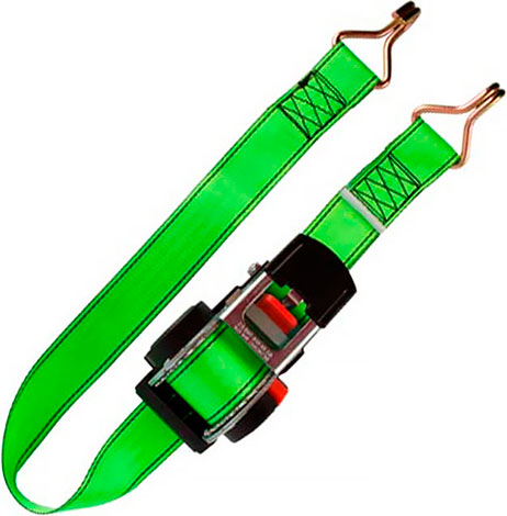 Стяжка 4.5 м × 50 мм для фиксации груза с храповым механизмом и автоматическим сматыванием ленты Profmet