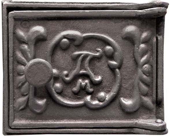 Дверка печная малая №1 195*150 мм чугун