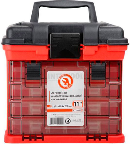 Органайзер 11 лотков 279 × 184 × 260 мм BX-4020 INTERTOOL
