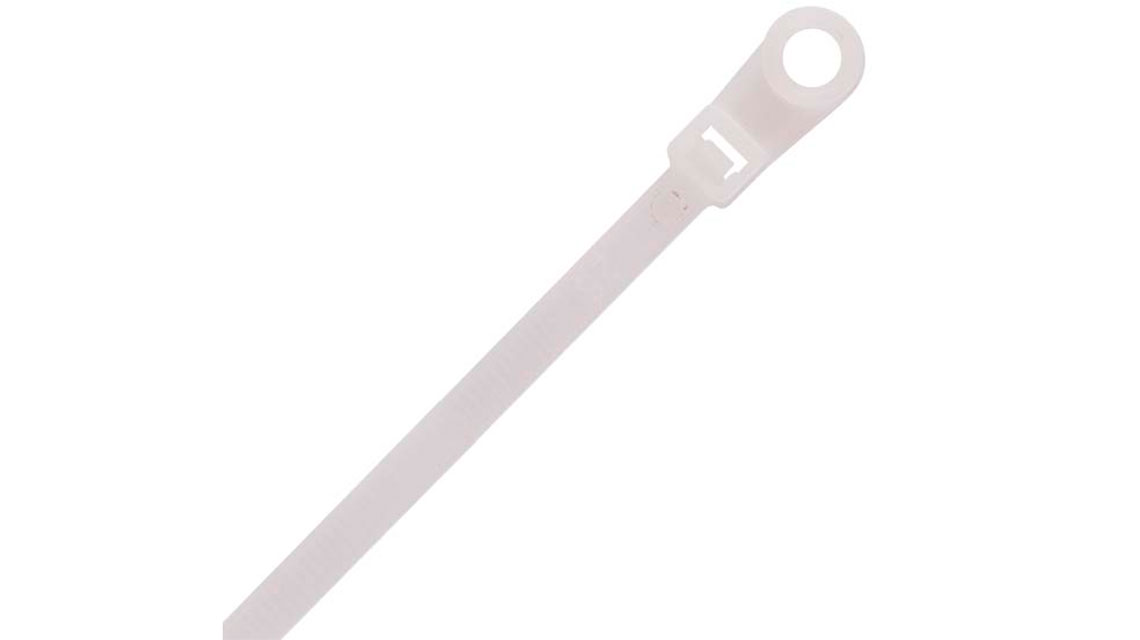 Хомут нейлоновый с монтажным отверстием, упаковка 100 шт, Profmet