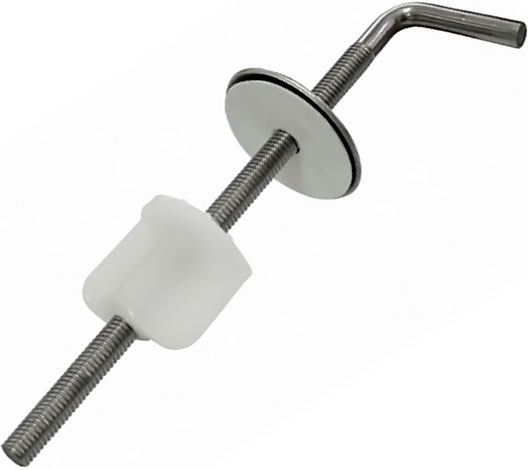 Крепеж для сиденья Атлантик Белый P (металл), ИнкоЭр