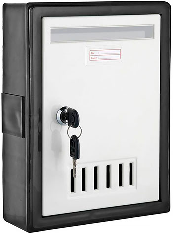 Ящик почтовый металлический с замком SGS331