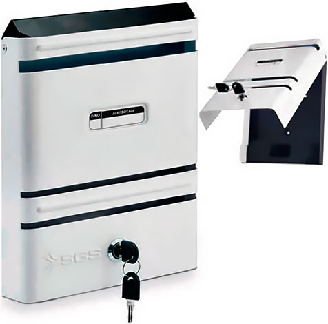 Ящик почтовый металлический с замком SGS333