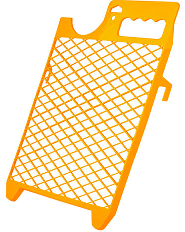 Отжимная малярная решётка для валиков жёлтый пластик 300 x 260 мм SGS