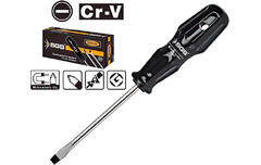 Отвертка шлицевая черная SL SGS