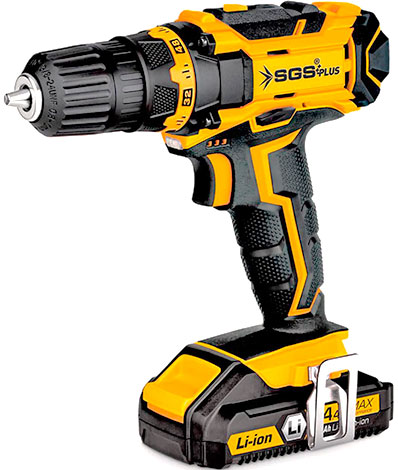 Дрель-шуруповерт аккумуляторный 14.4В 2 × 1.5Ач SGS